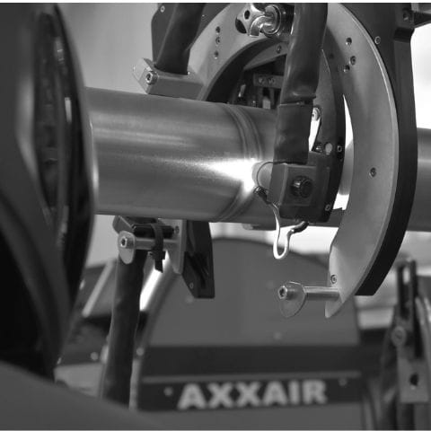 Orbitaal lassen van RVS buizen met Axxair orbitaal lasapparatuur bij Lasmeesters